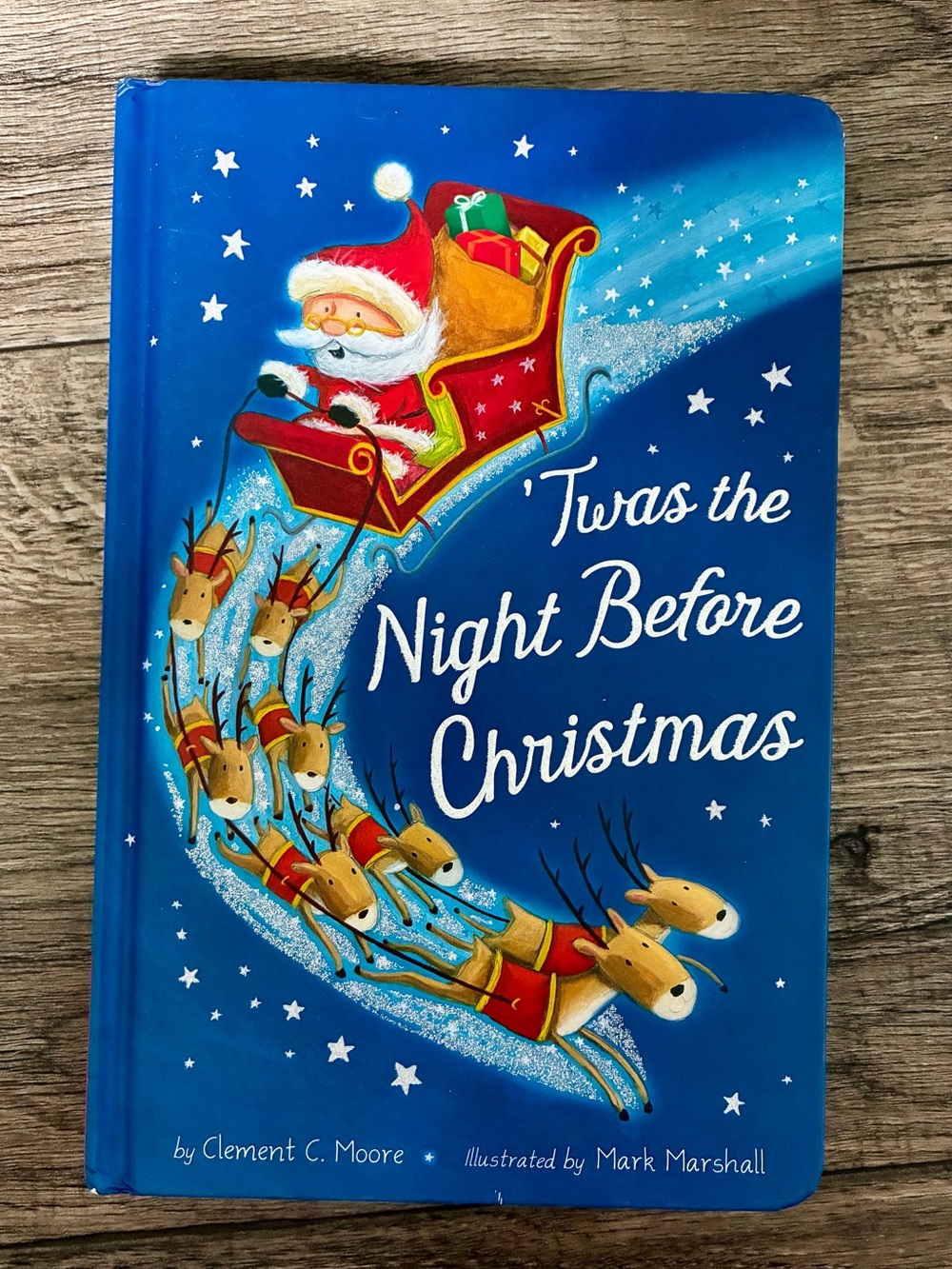 'Twas the Night Before Christmas - Blue Children's Holiday Book